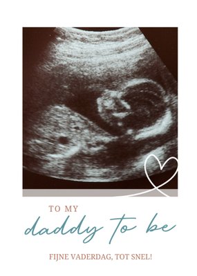 Greetz | Vaderdagkaart | Daddy to be | Met foto