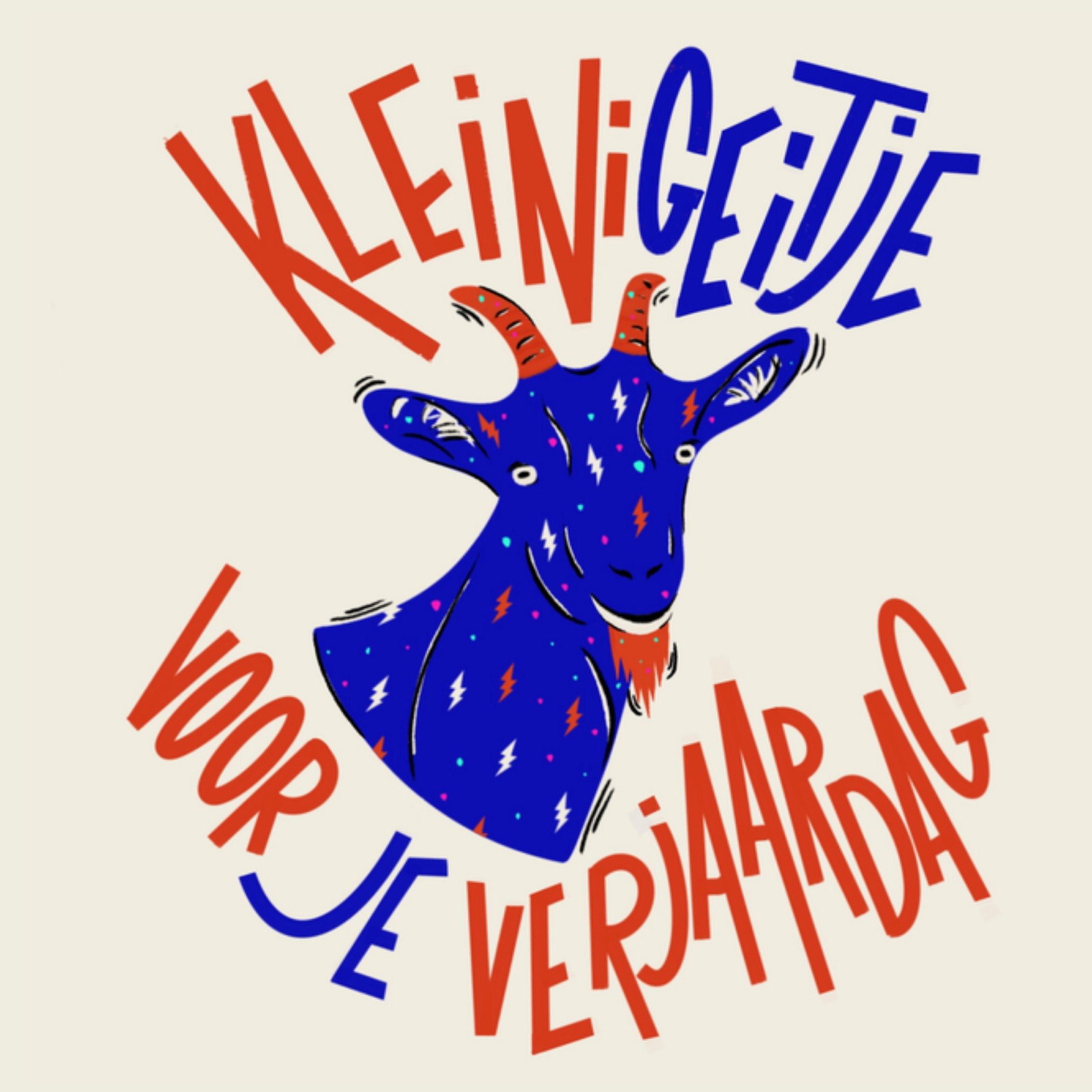 Greetz Verjaardagskaart geit grappig Vierkant