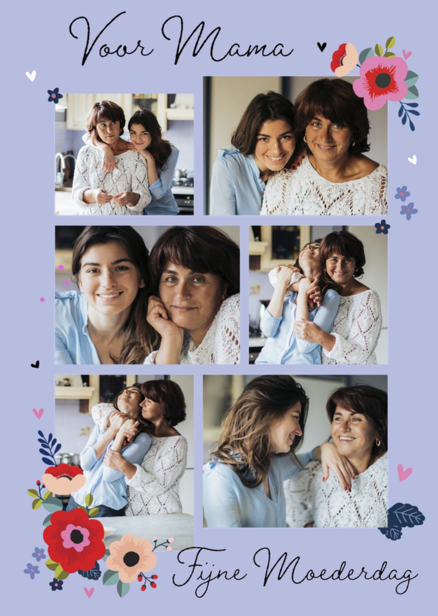 Moederdagkaart Voor mama met 6 fotos Kaart UK Greetings