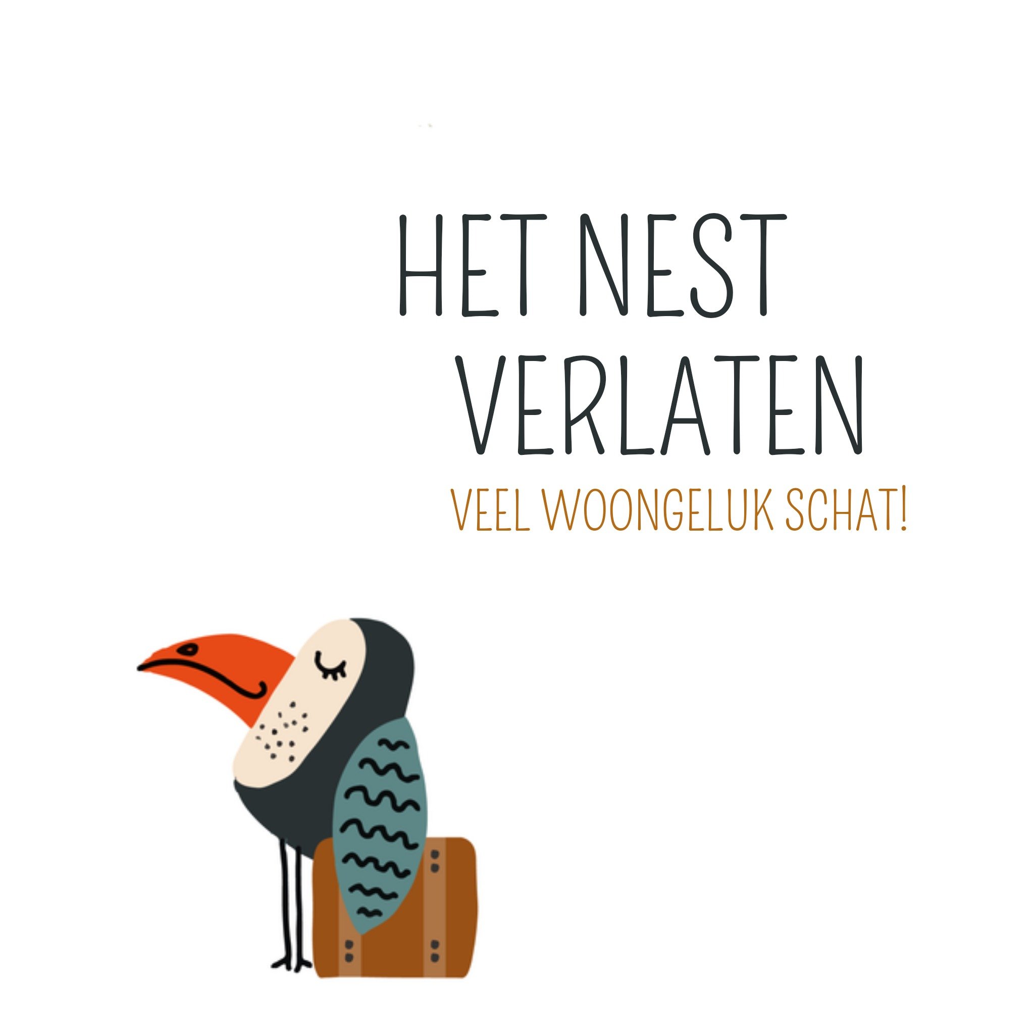 Greetz Verhuiskaart Dochter Vierkant