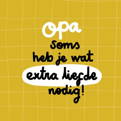 Greetz | Denken aan kaart | opa