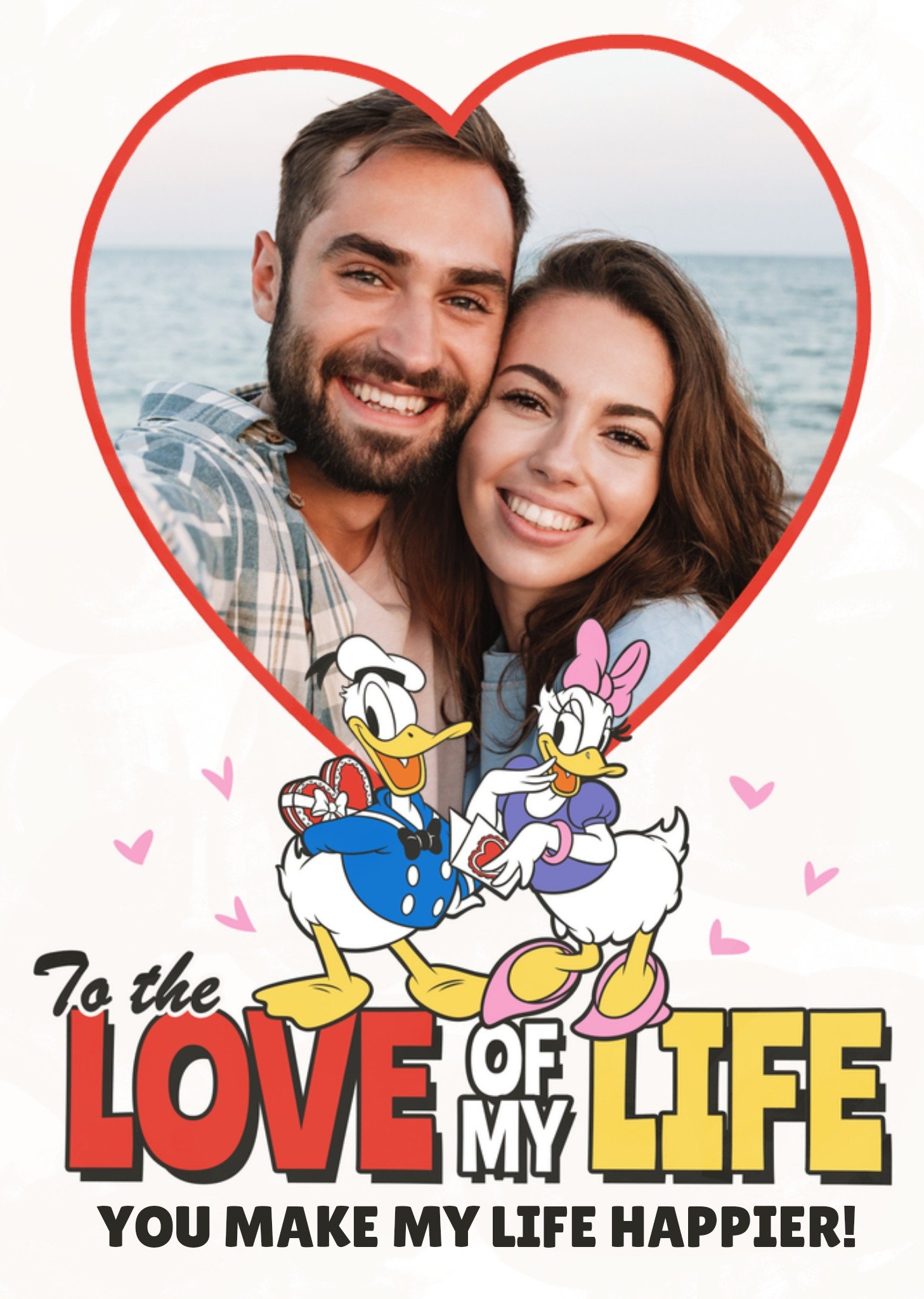 Disney Donald Duck To the love of my life Kaart Mickey Mouse