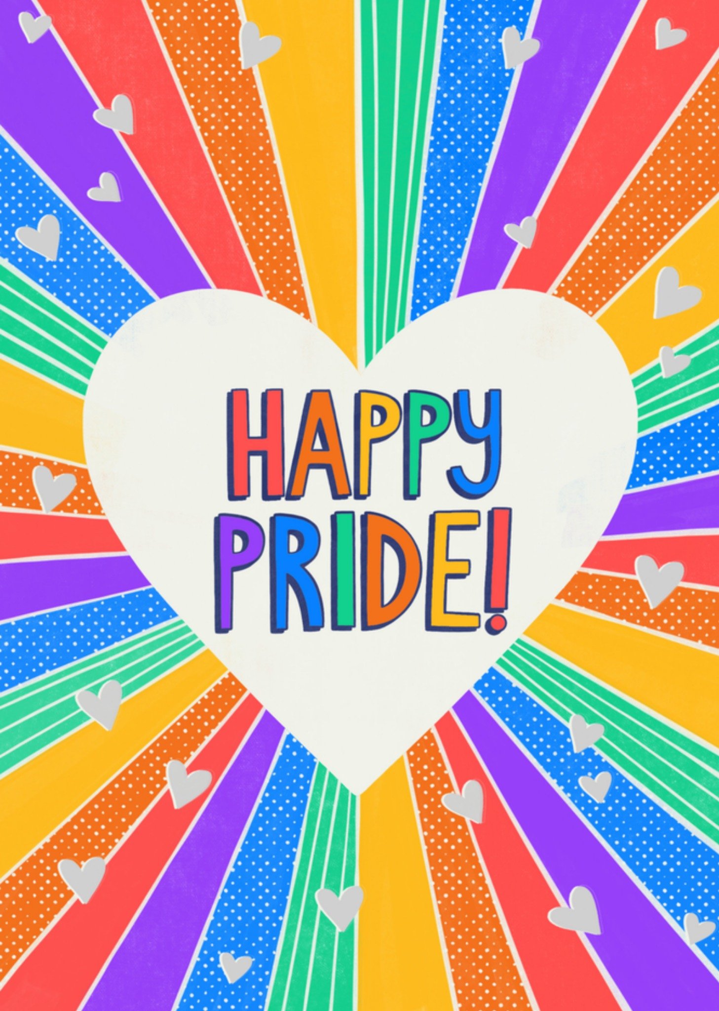 Greetz Pride kaart happy pride kleurrijk Standard Card