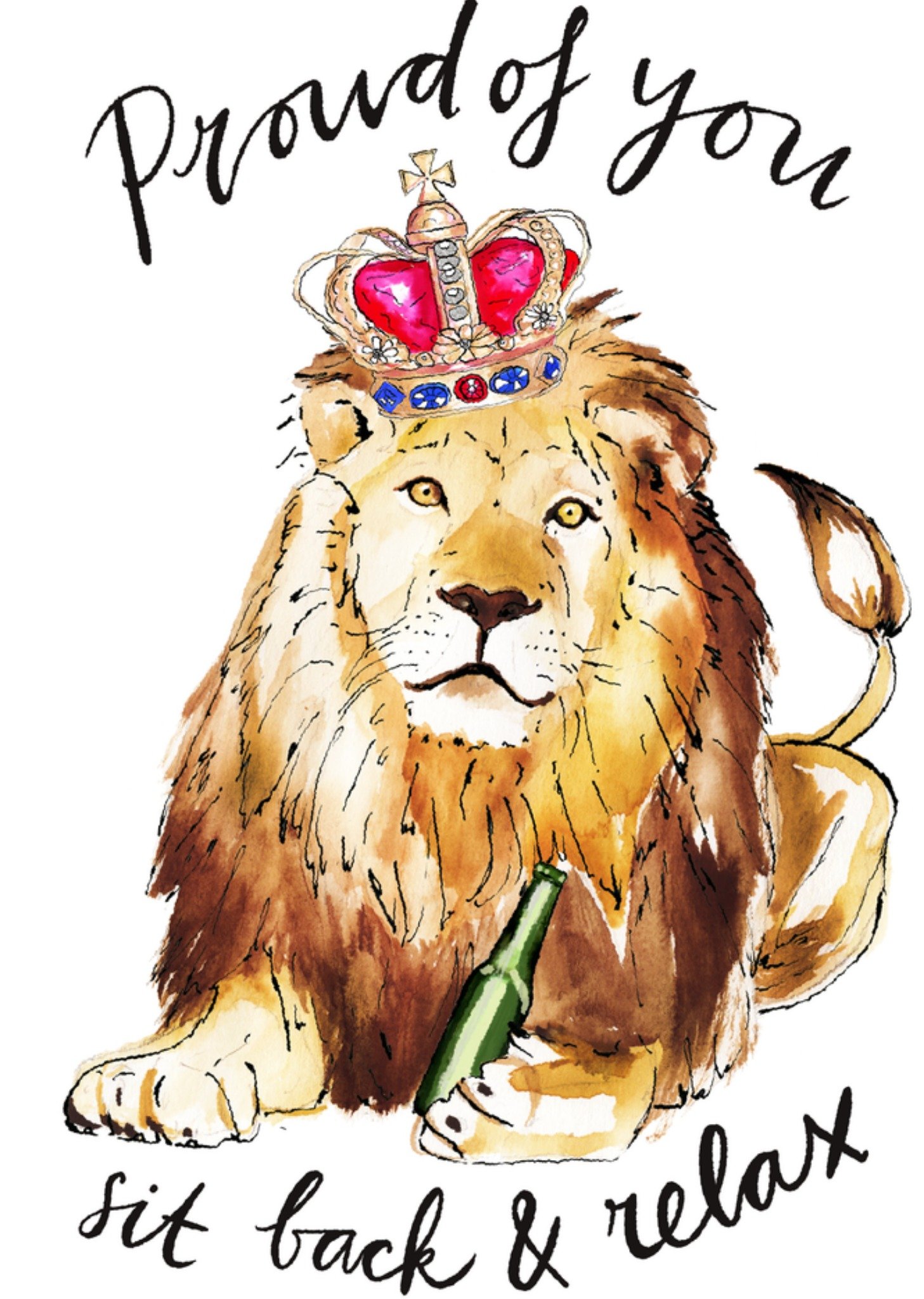 Marie Bodie Geslaagdkaart Trots op jou Leeuw Kaart Marie Bodié