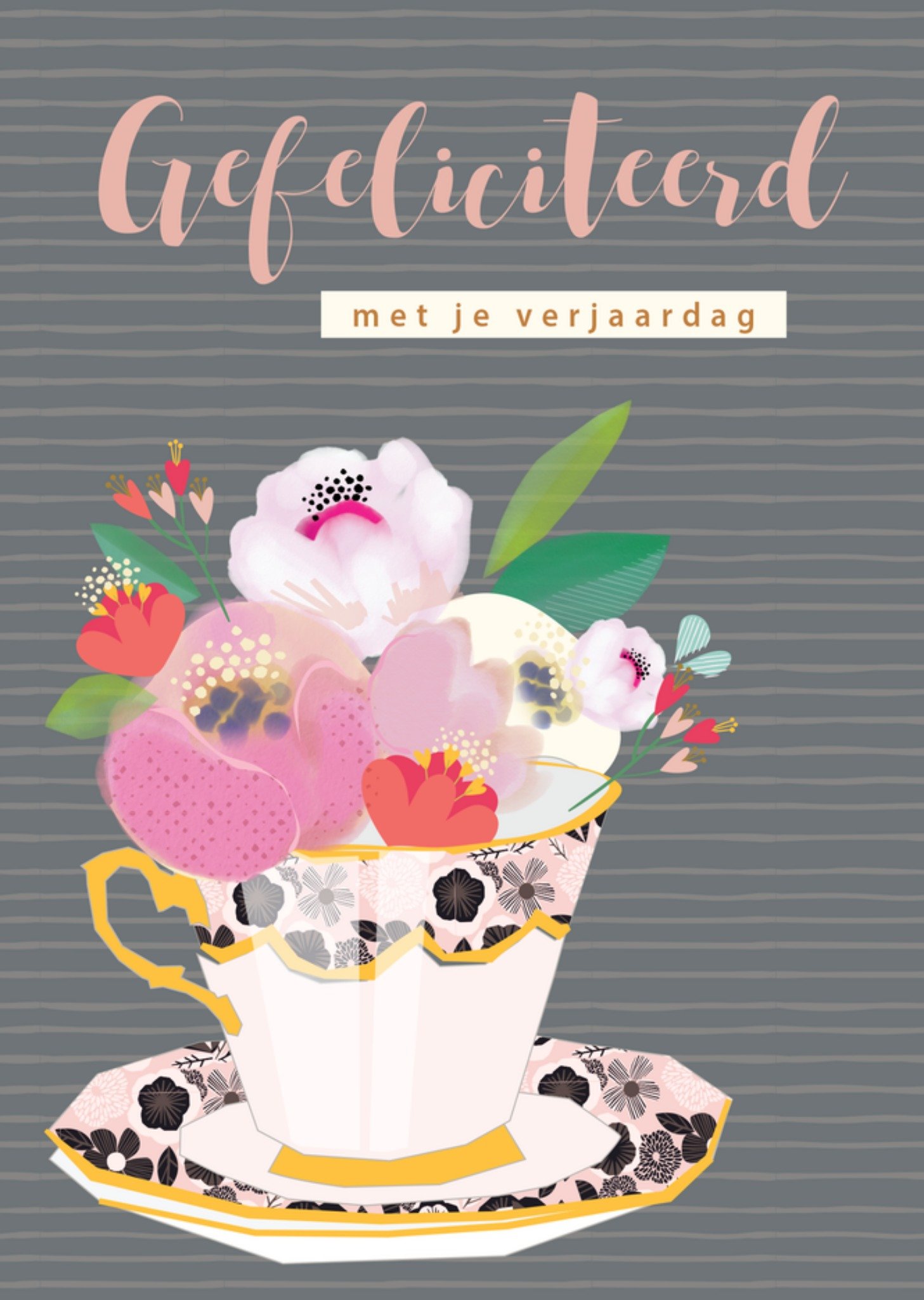 Verjaardagskaart Gefeliciteerd Met Je Verjaardag Kaart TMS