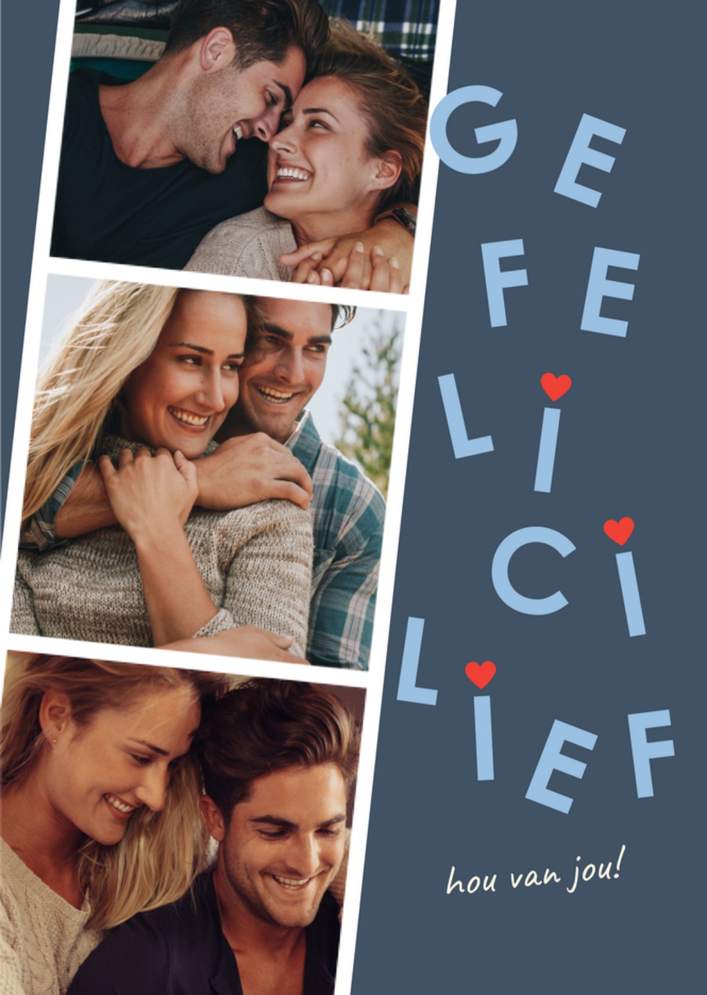 Verjaardagskaart Gefelicilief Met fotos Greetz