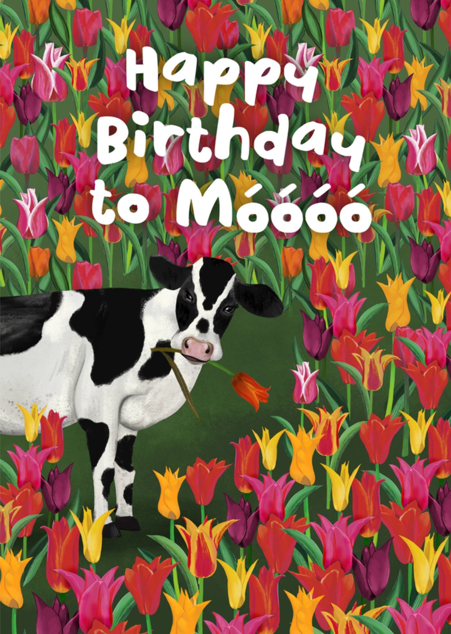 Patricia Hooning Verjaardagskaart Tulpen Kaart Fishuals