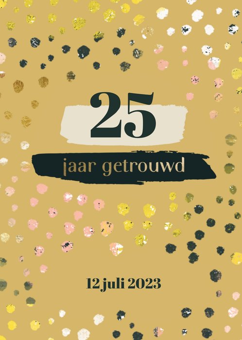 Greetz | Huwelijks jubileum uitnodiging | Illustratie