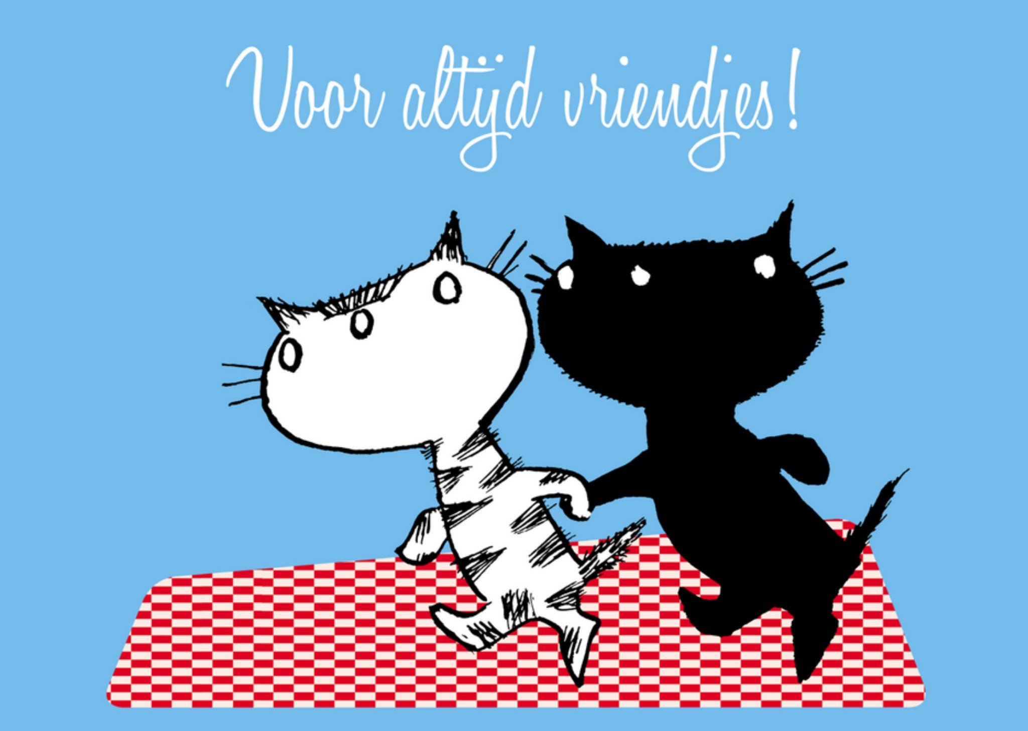Fiep Westendorp - Vriendschapskaart - katten