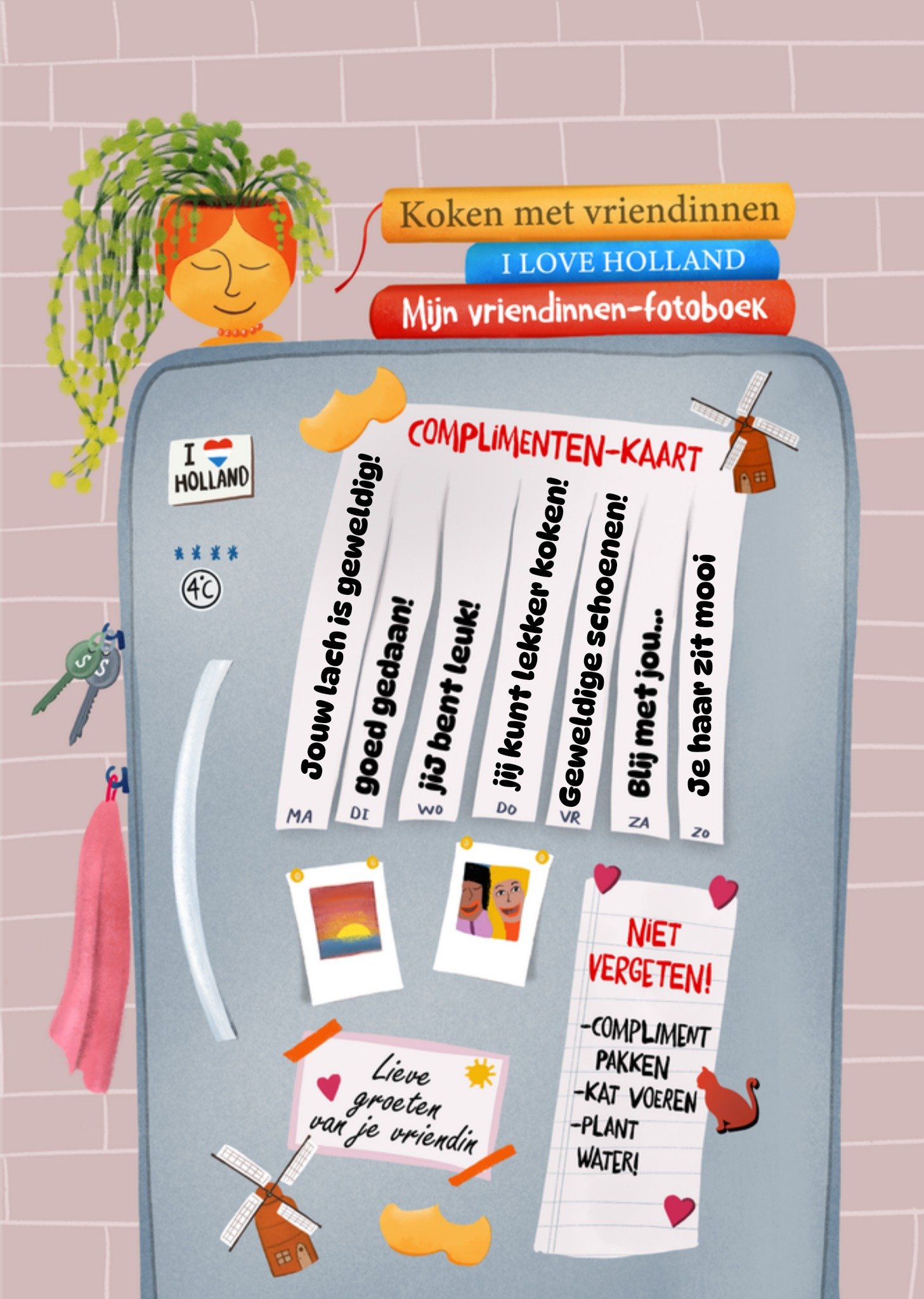 Greetz Complimentendag Jij bent leuk Standard Card