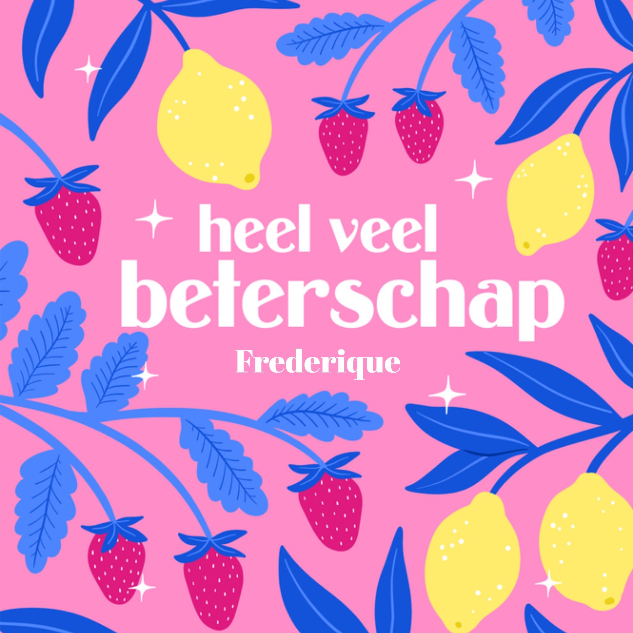 Greetz Beterschapskaart Met aanpasbare naam Vierkant