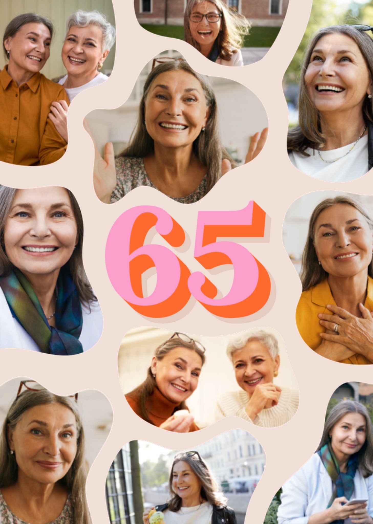 Verjaardagskaart 65 Fotokaart Kaart Greetz