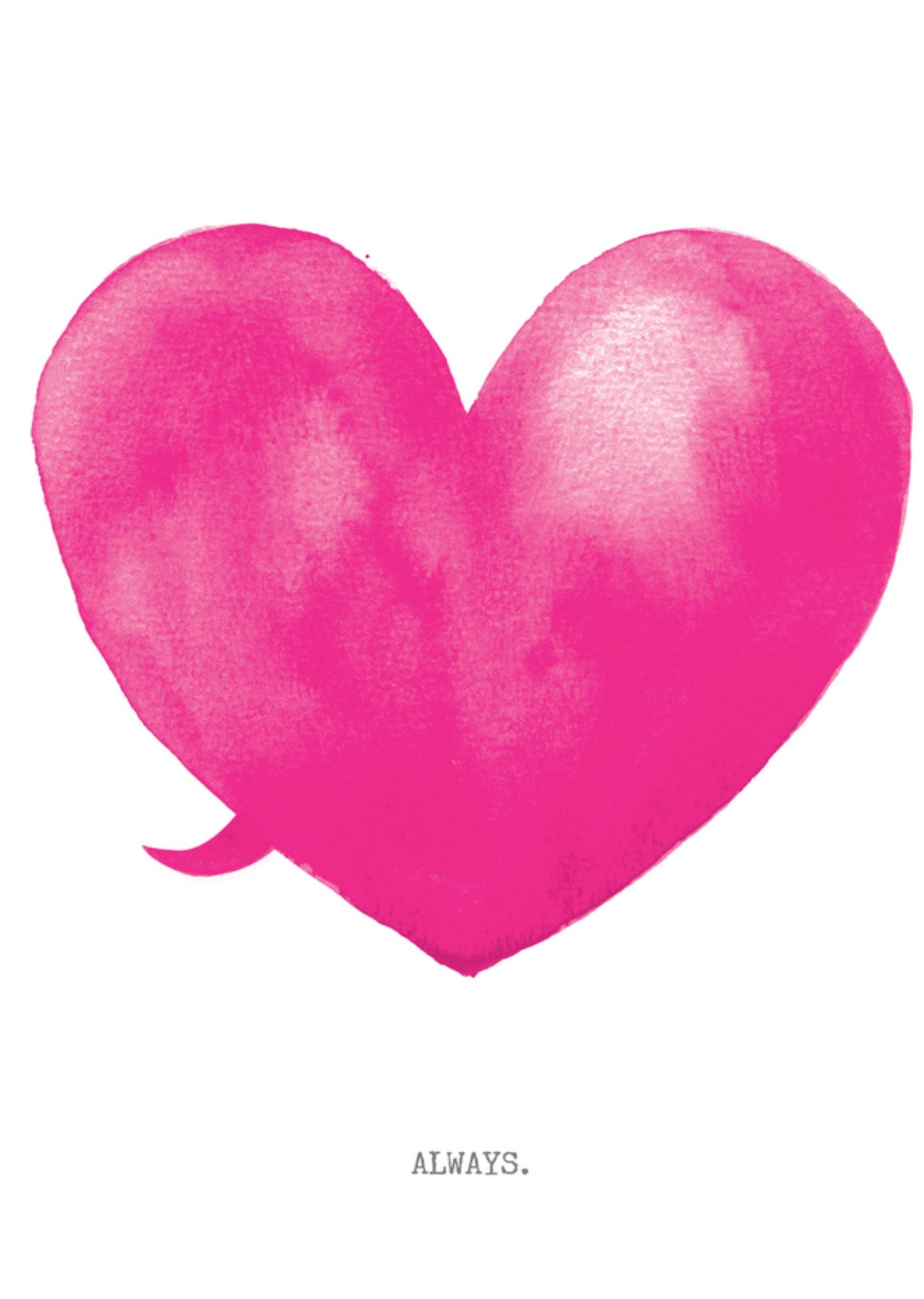 Valentijnskaart Always Kaart Bright Spot