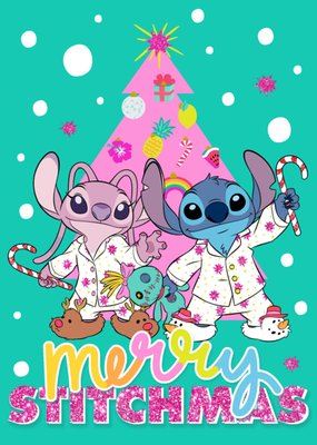 Disney | Kerstkaart | Lilo & Stitch | Merry Stitchmas