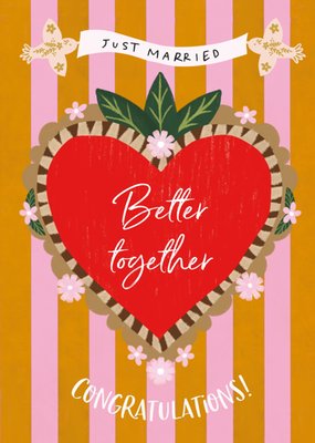 Tsjip | Huwelijkskaart | Just Married Better Together