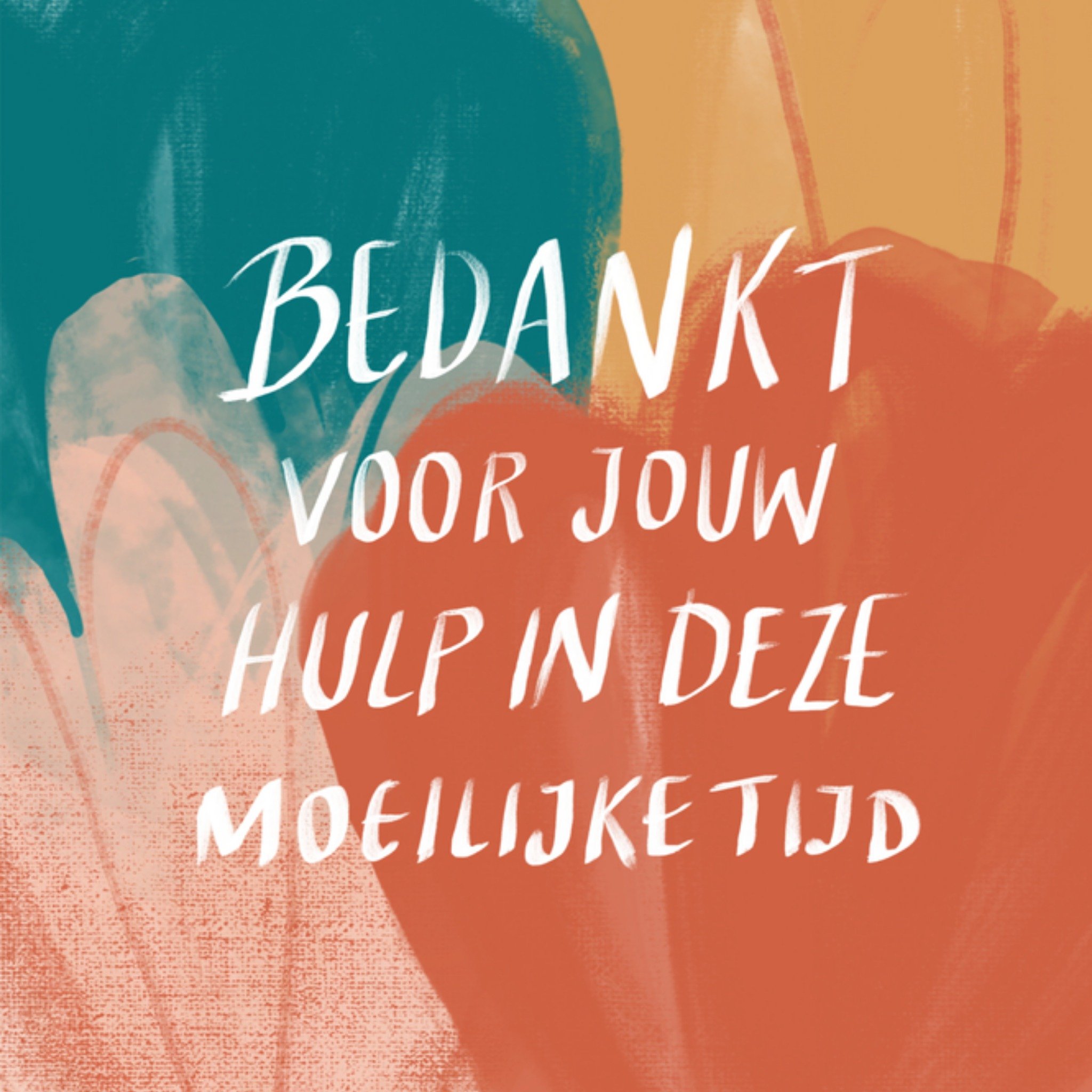Greetz Bedankt voor jouw hulp Vierkant