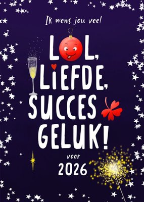 Patricia Hooning | Nieuwjaarskaart | Liefde, succes, geluk