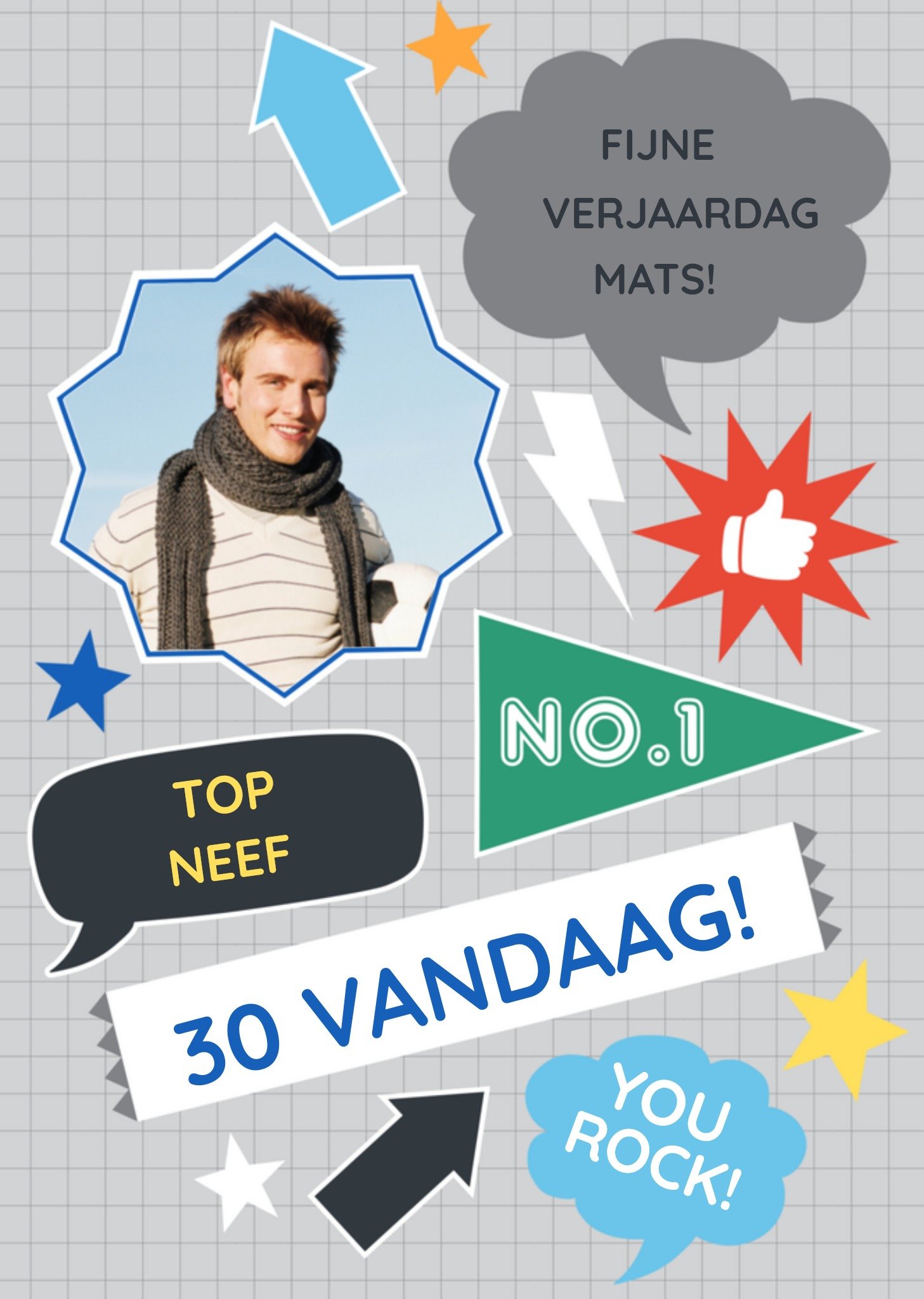 Verjaardagskaart Top neef Kaart Greetz