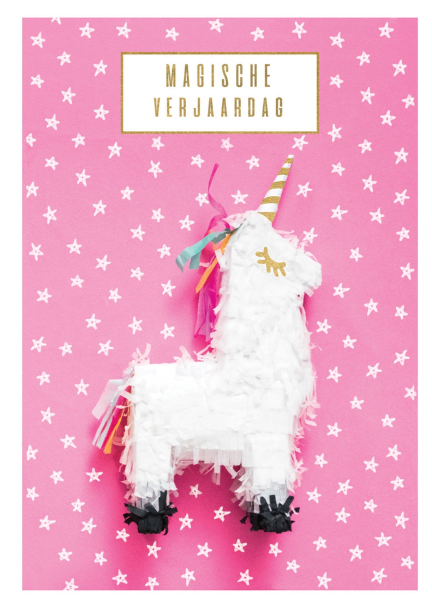 Abacus Verjaardagskaart eenhoorn Kaart Abacus Cards