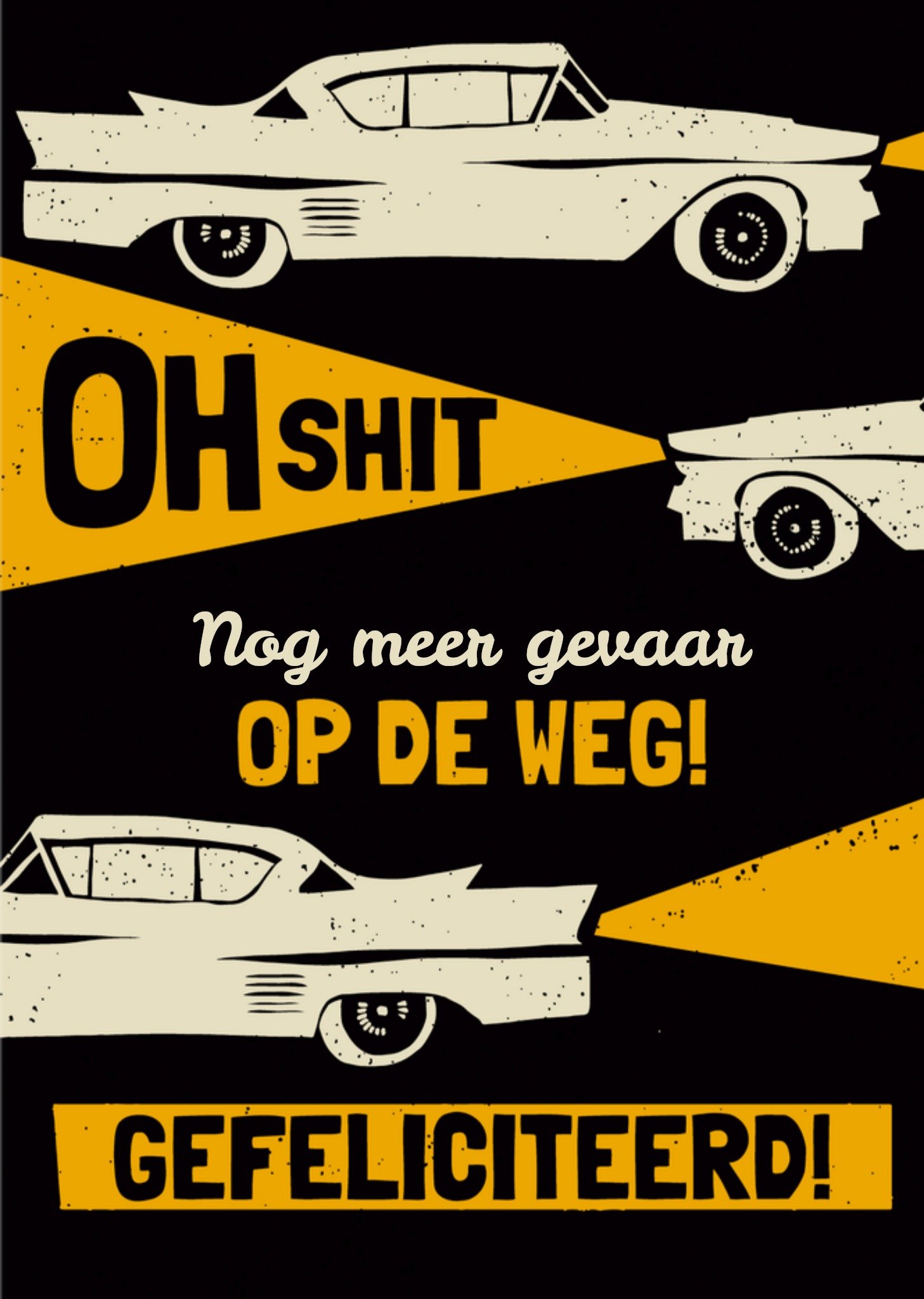 Greetz Geslaagd kaart Rijbewijs Size Matters Standard Card