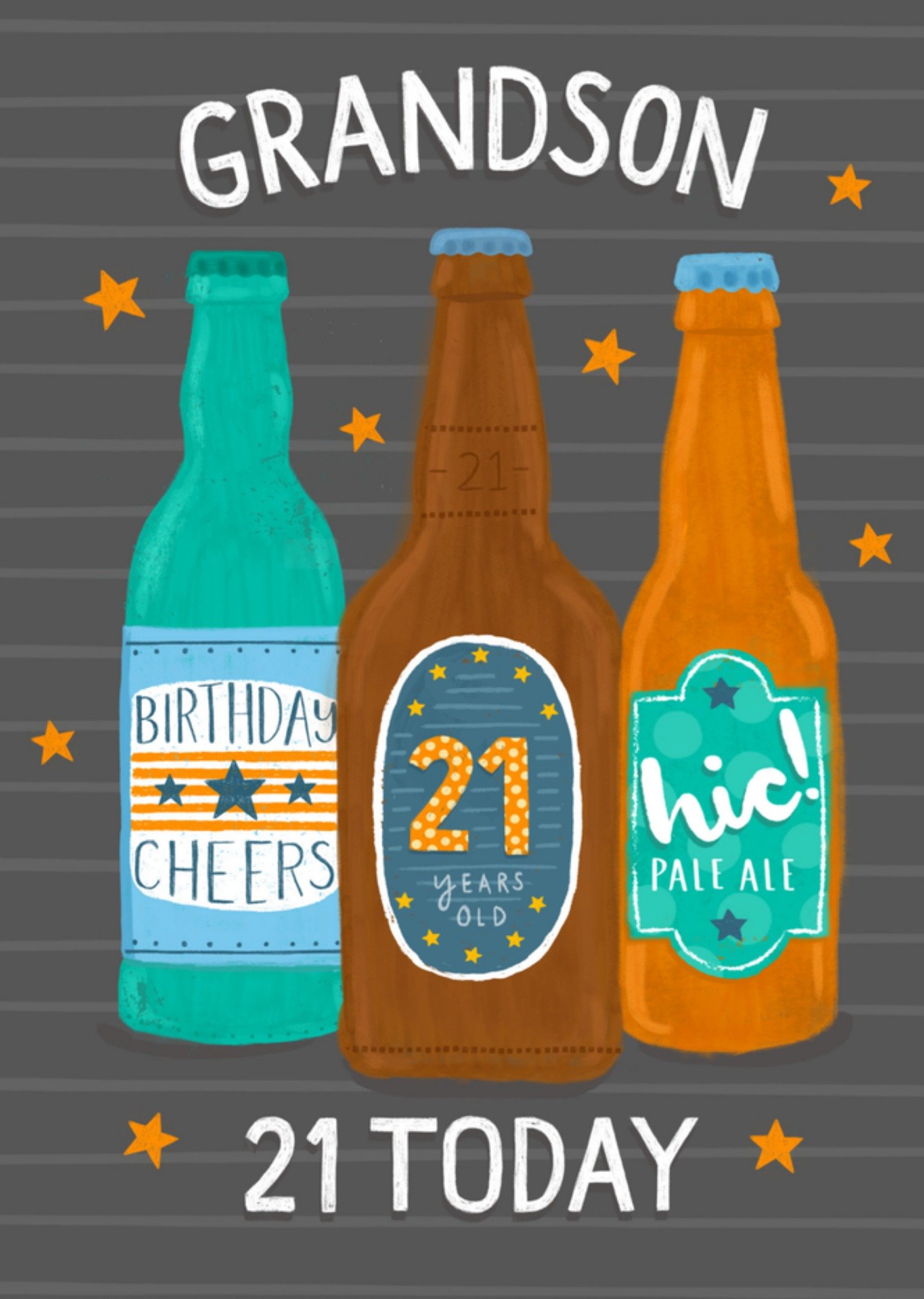 Greetz Verjaardagskaart Bier met leeftijd Standard Card