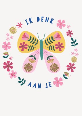 Natalie Alex | Denken aan kaart | vlinder