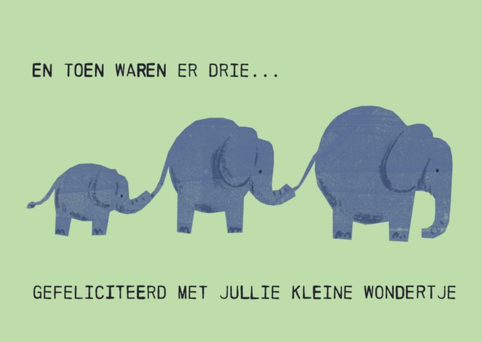 Greetz | Geboortekaart | olifant