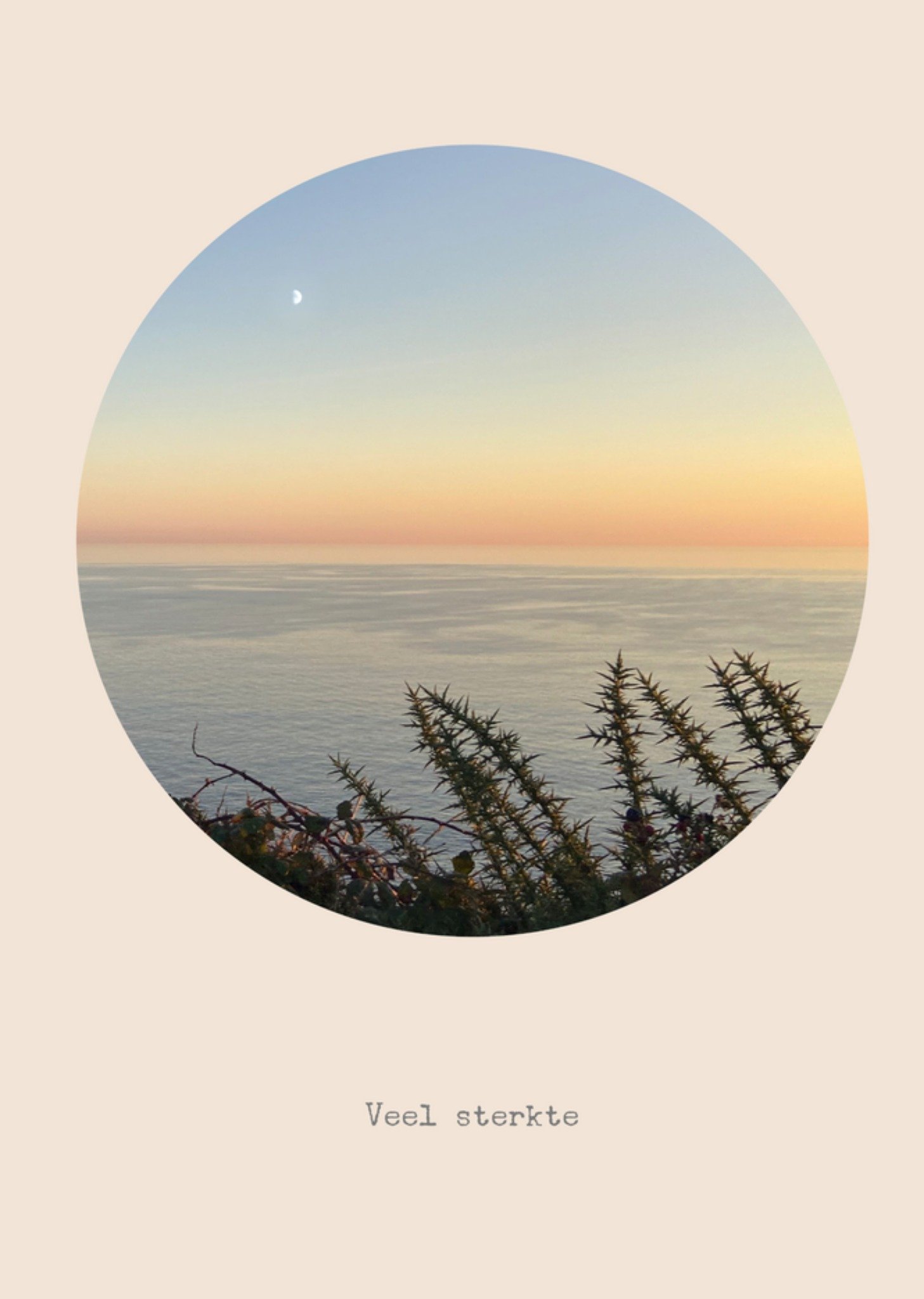 Birght Spot Condoleancekaart landschap Kaart Bright Spot