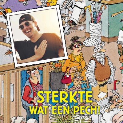 Jan van Haasteren | Sterkte  Illustratie | Humor