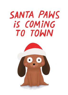 The Postcardy Club | Kerstkaart | Hond