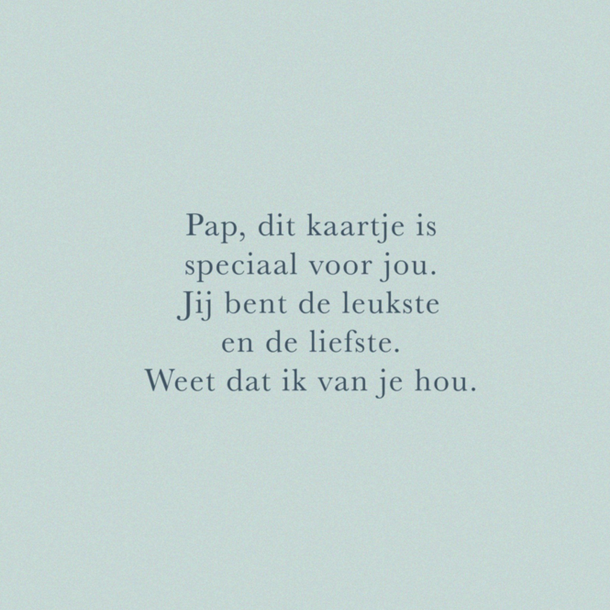 Greetz Vaderdag Speciaal voor jou Vierkant