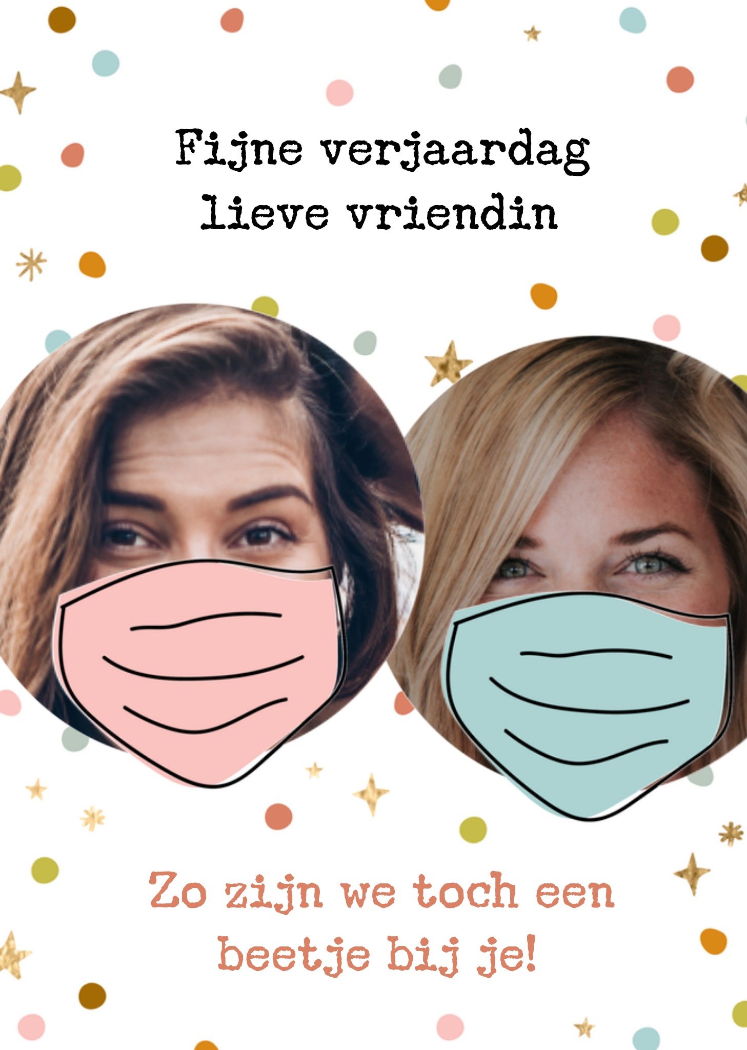 Verjaardagskaart Een beetje bij je! Greetz