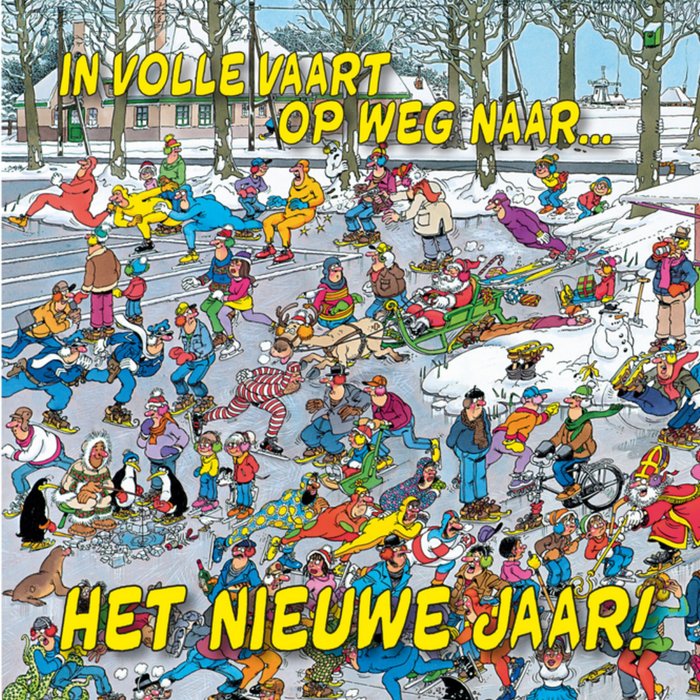 Jan van Haasteren | Nieuwjaarskaart | humor
