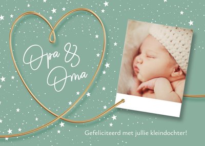 Luckz | Geboortekaart | Opa en Oma