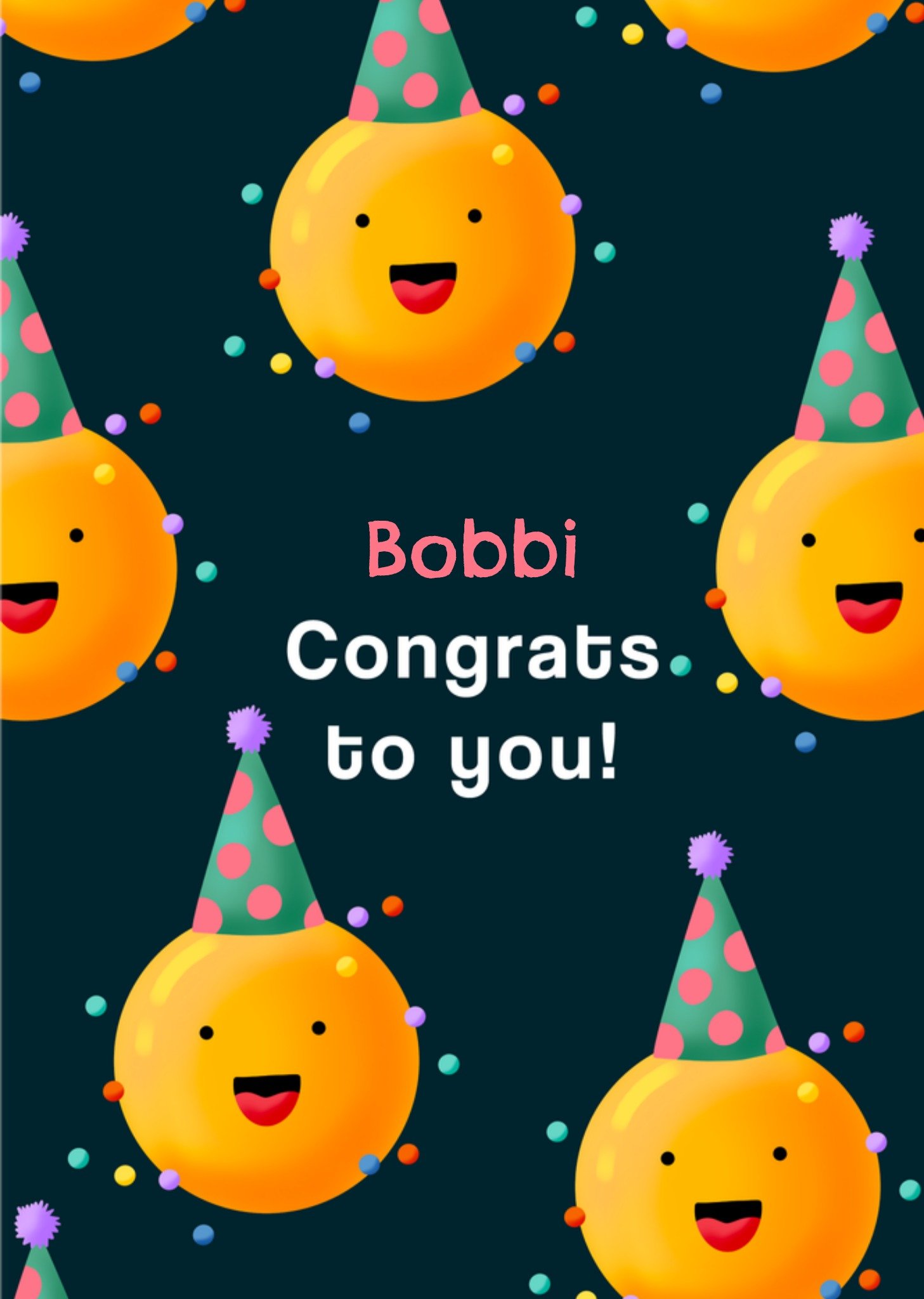 Verjaardagskaart met naam Kaart Greetz