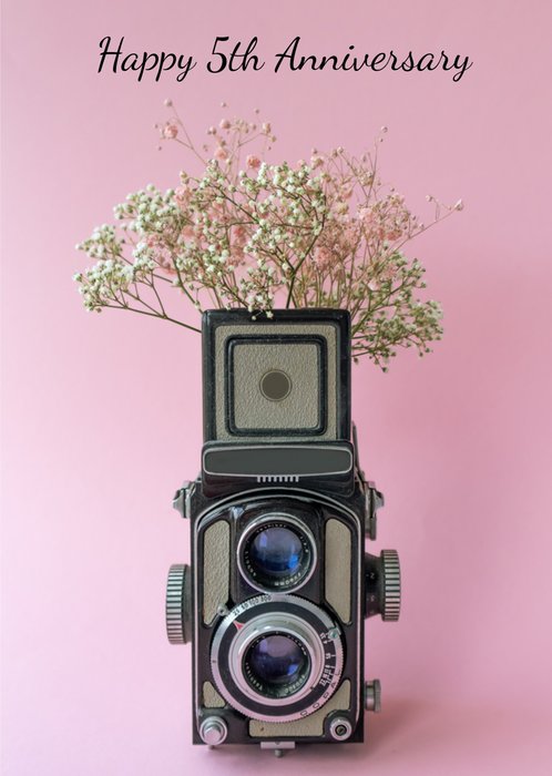 Photoflash | Huwelijkskaart | Jubileum | Oude camera