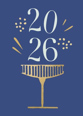 Greetz | Nieuwjaarskaart | Champagne coupe