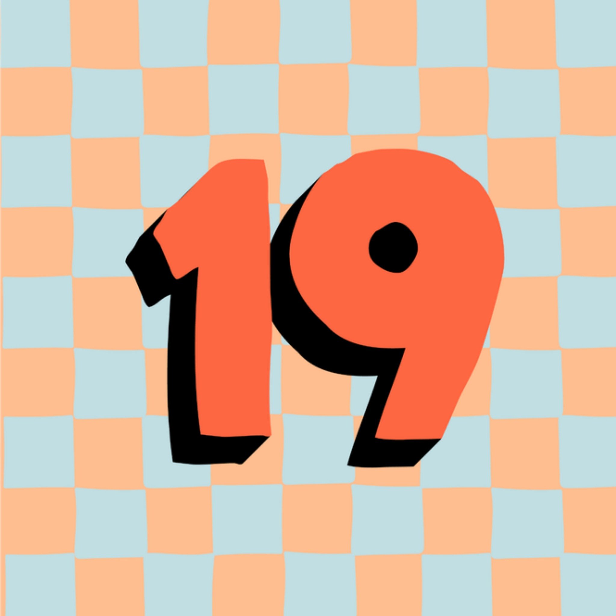 Greetz Verjaardagskaart 19 Vierkant