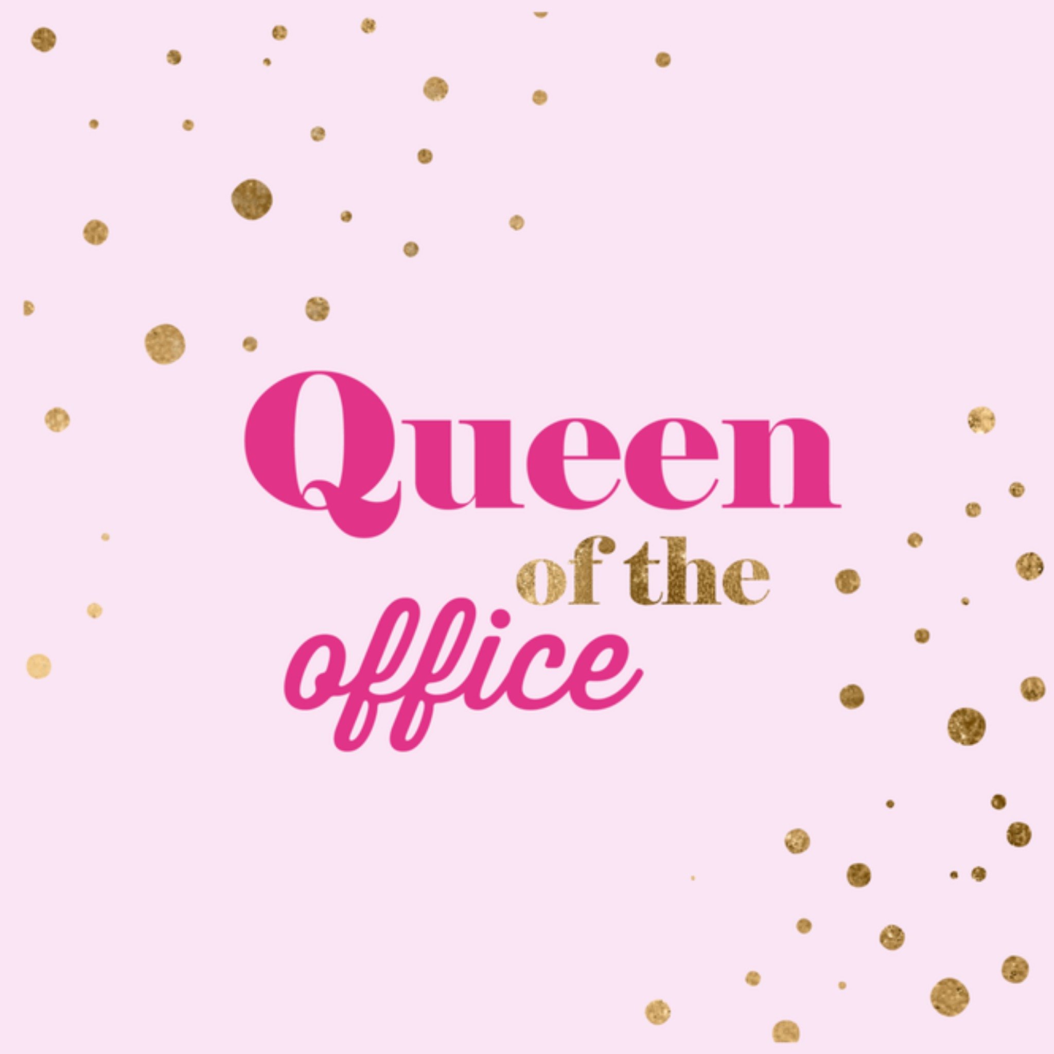 Greetz Secretaressedag queen of the office Vierkant
