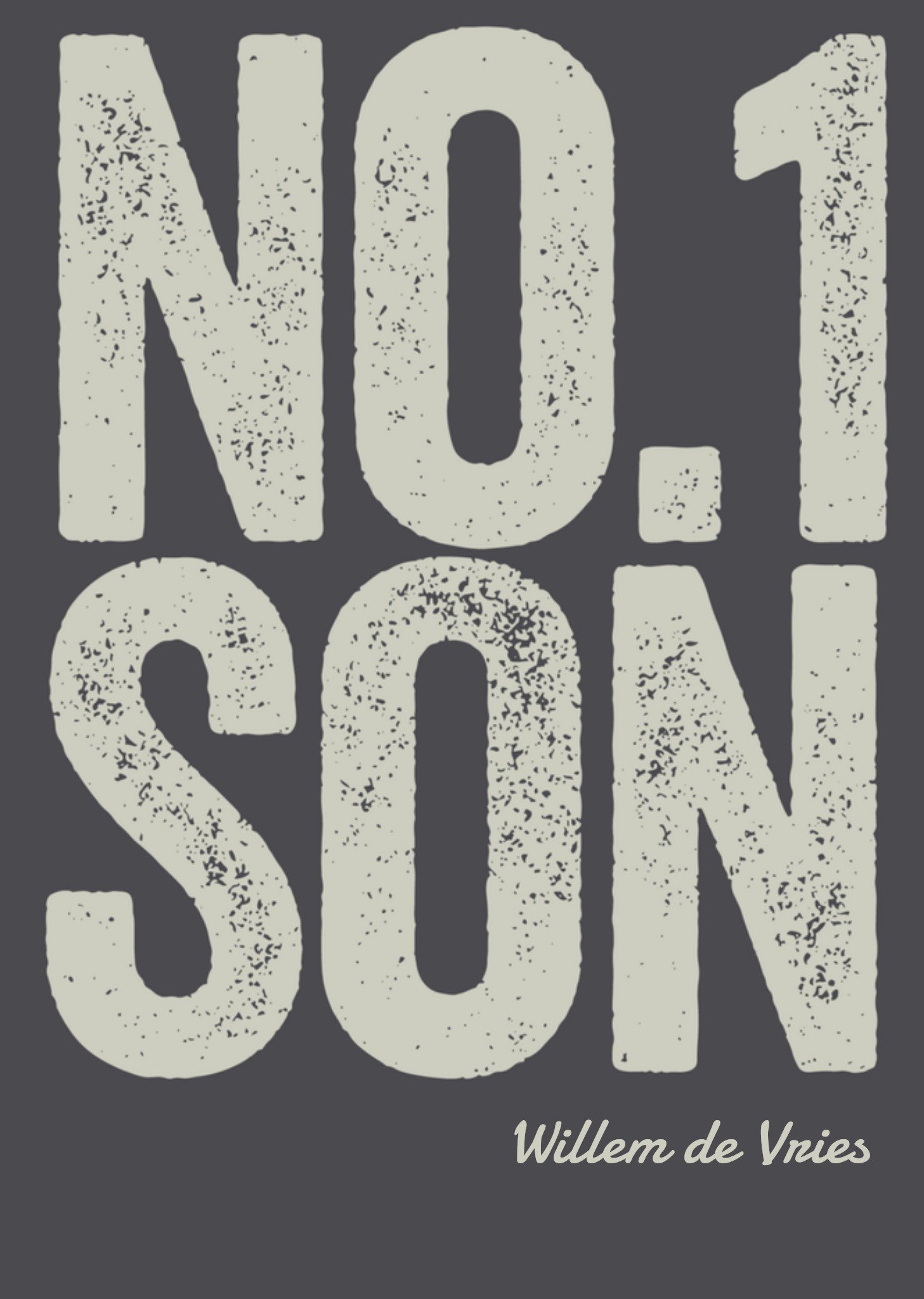 Greetz Verjaardagskaart No.1 son Standard Card