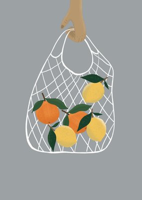 De Merkwaardige Studio | Beterschapskaart | Fruit