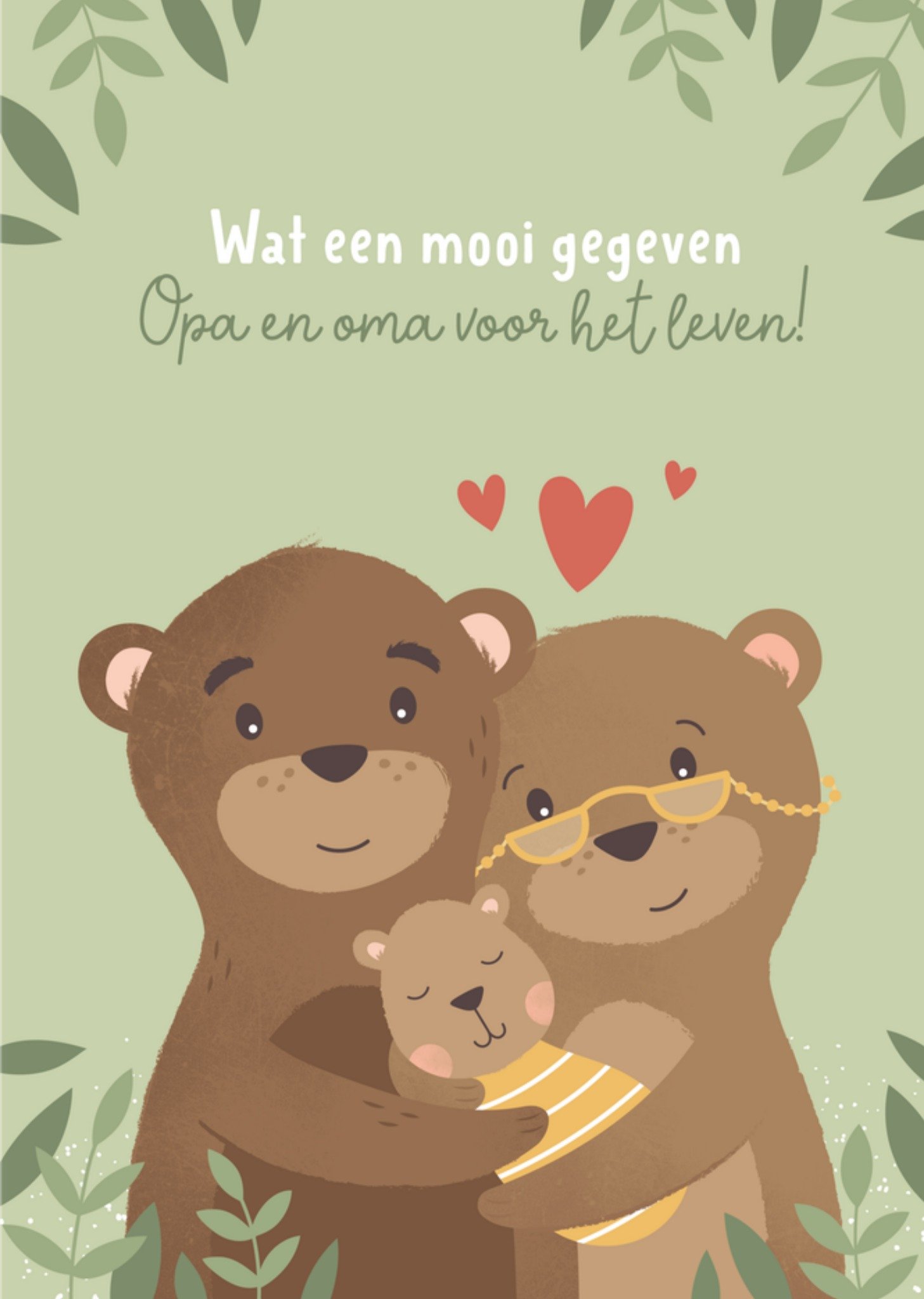 Geboortekaart Opa en Oma Kaart Kleine Twinkeltjes