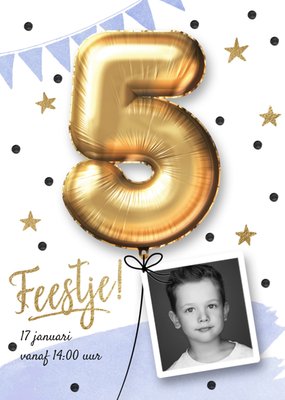 Luckz | Uitnodiging | Kinderfeestje | 5 jaar