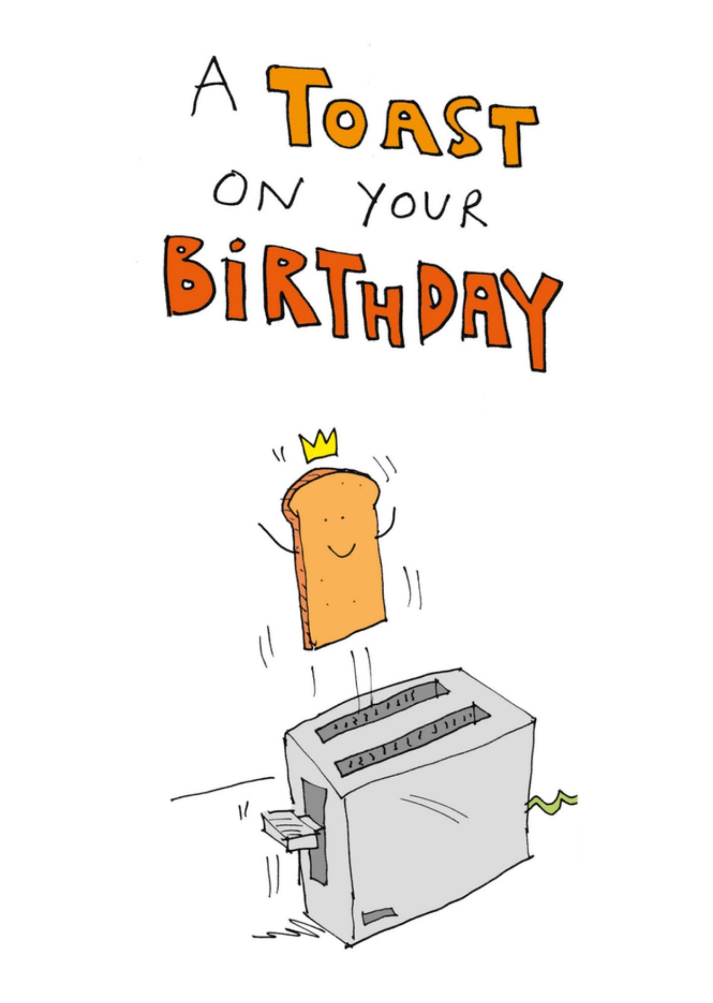 Verjaardagskaart toast Kaart Felt Studios