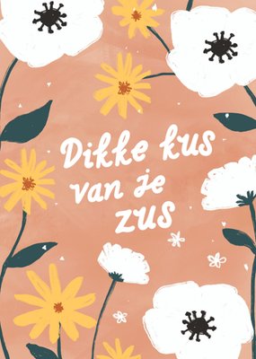 Greetz | Denken aan kaart | kus van je zus