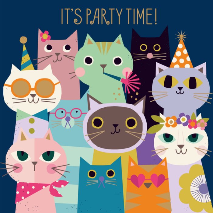 Paperclip | Verjaardagskaart | It's party time!