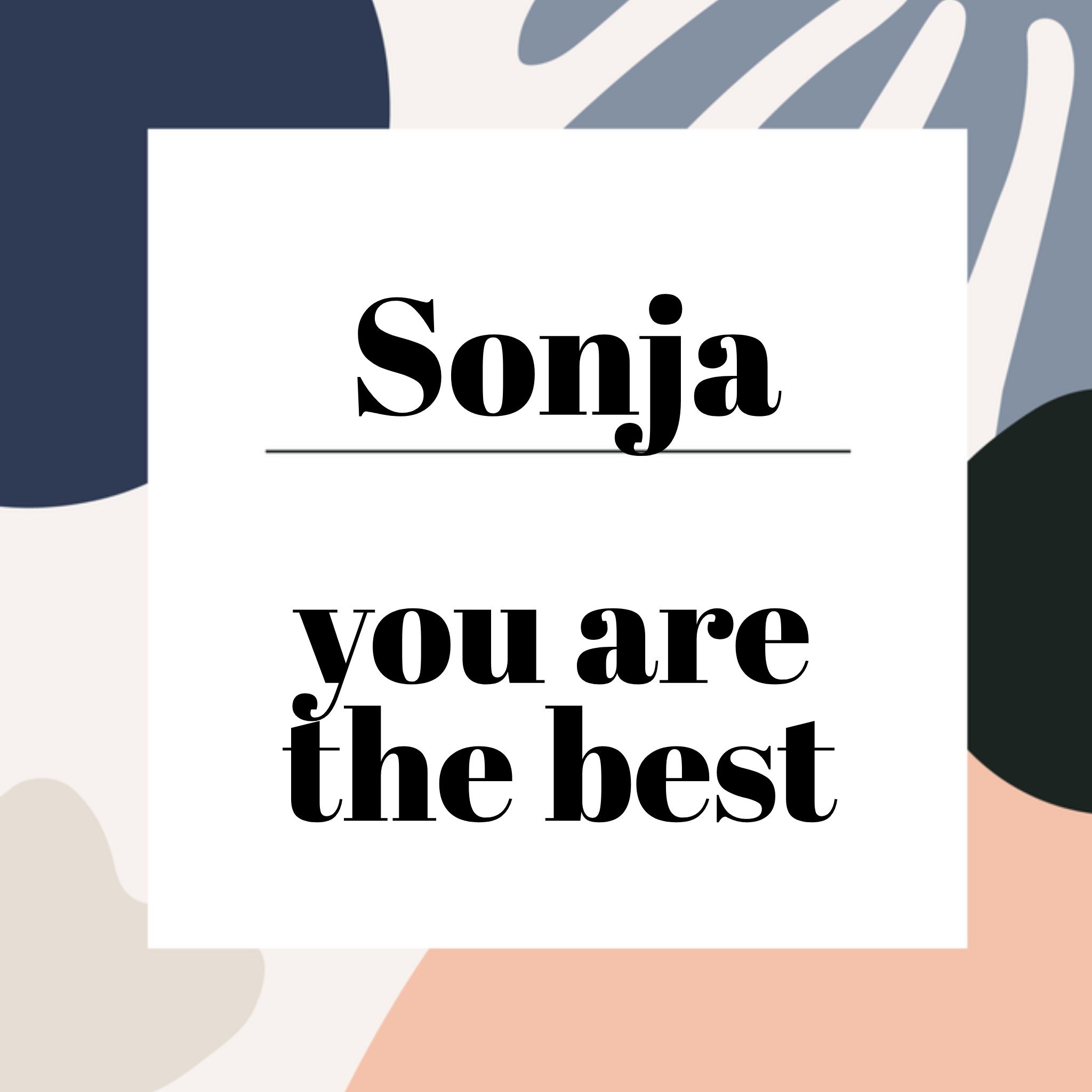 Greetz Dag van de baas kaart Abstract Vierkant