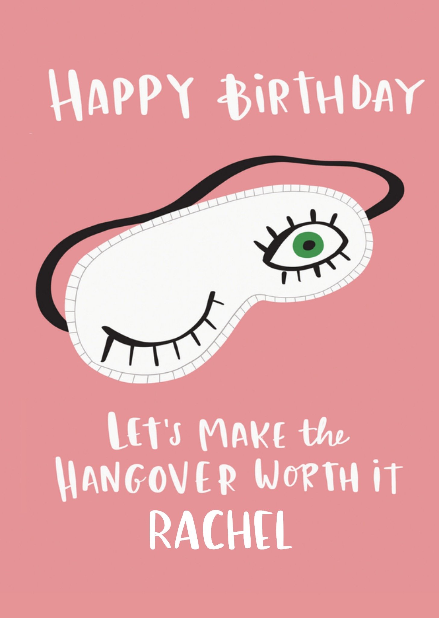 Verjaardagskaart met naam Kaart Lucy Maggie