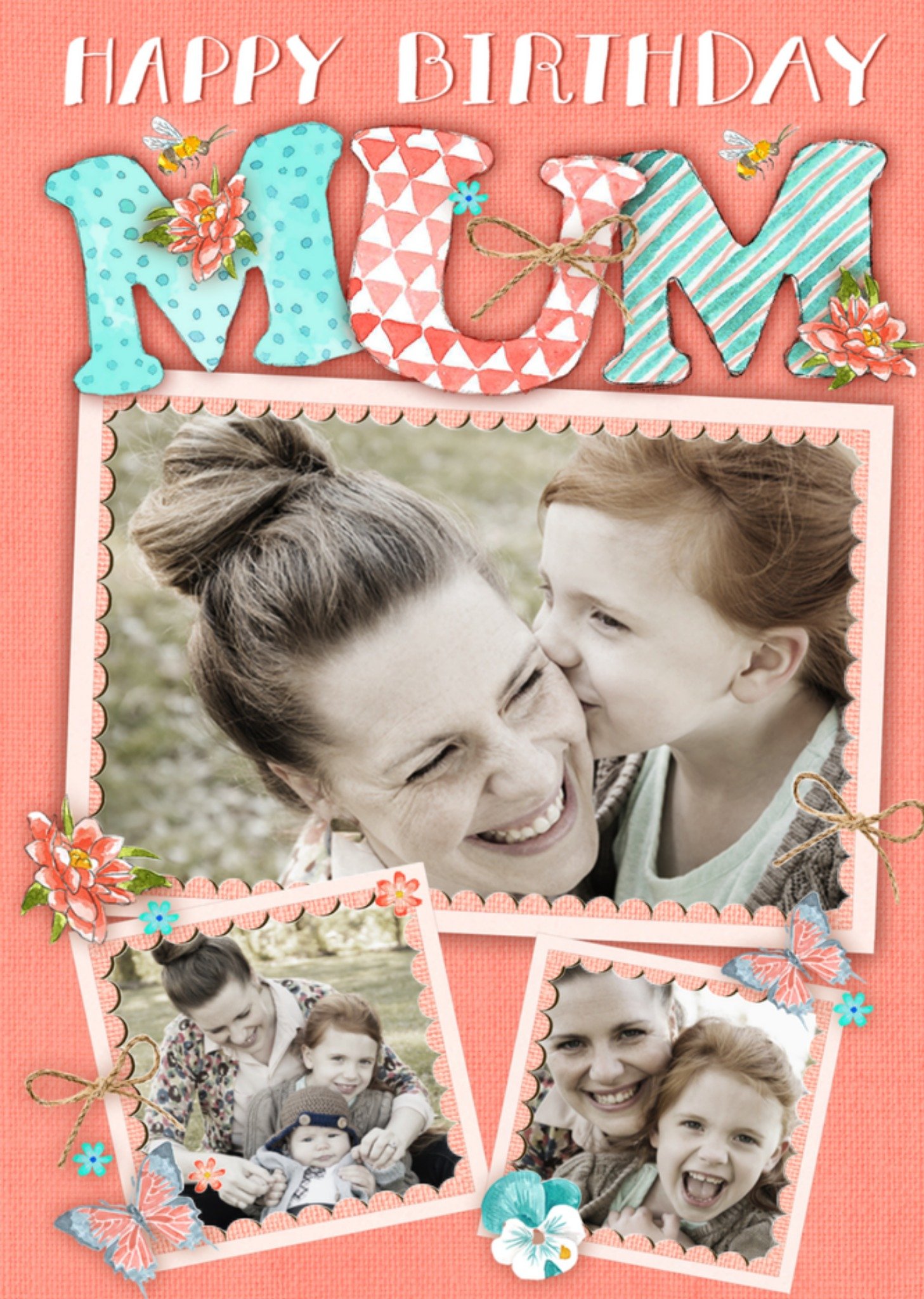 Greetz Verjaardag Moeder Roze Standard Card