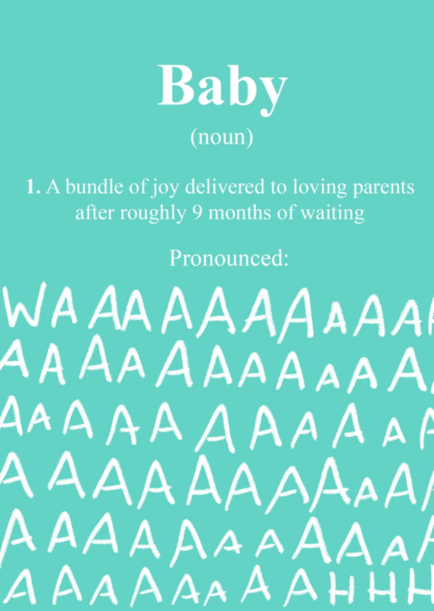 Geboortekaart grappig Kaart Greetz